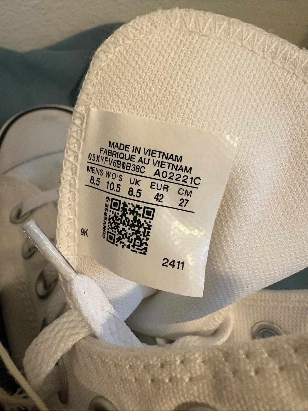 Converse High Top Platform College Themed